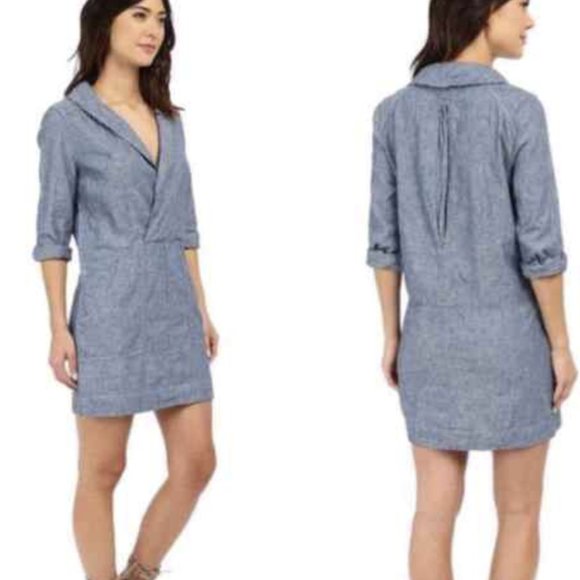 Free people chambray dress/tunic, size M - Picture 6 of 10
